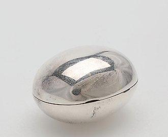 Серебряная таблетница, W.A Bolin