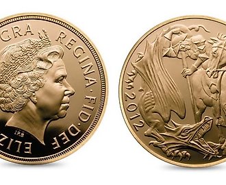 Соверен 2012 год Специальный выпуск Proof 2012 Full Gold Proof Sovereign 5-Coin Set