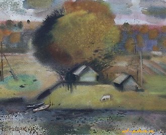 Смоленск. Акварель. 26 х 35 см