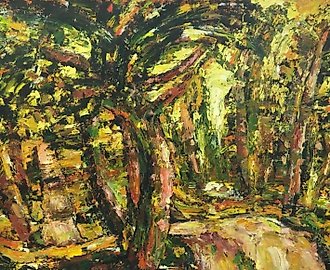 Дорога через сосны