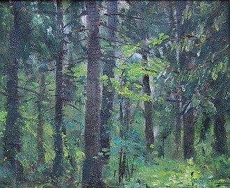 Лес. Холст, масло. 50 х 42 см