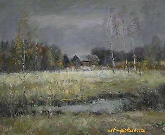 Поздняя осень. Холст, масло. 70 х 90 см