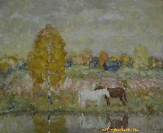 Бабье лето. Холст, масло. 70 х 90 см