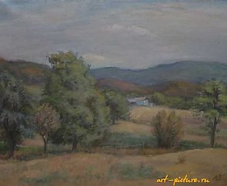 Крымский мотив. Холст, масло. 44 х 62 см