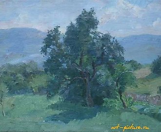 Зеленое дерево