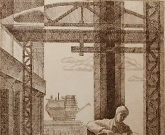 В сборочном цехе. Завод сельхозмашин (из серии)