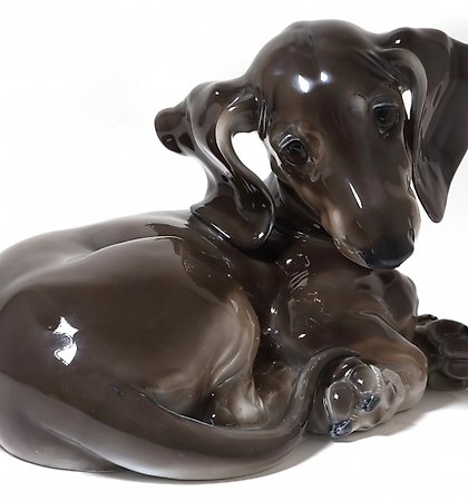buy Porcelain figure Rosenthal (figurine) "Dachshund"