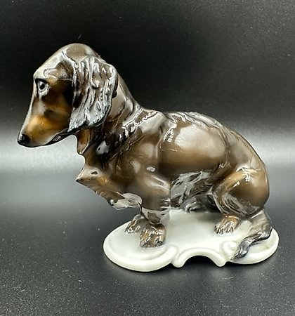 购买 瓷制腊肠犬 фигурка。德国。罗森塔尔 Rosenthal