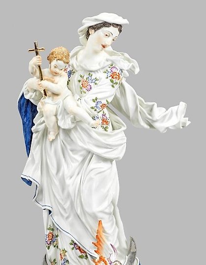 buy Great Meissen figure of "Maria de Victoria"