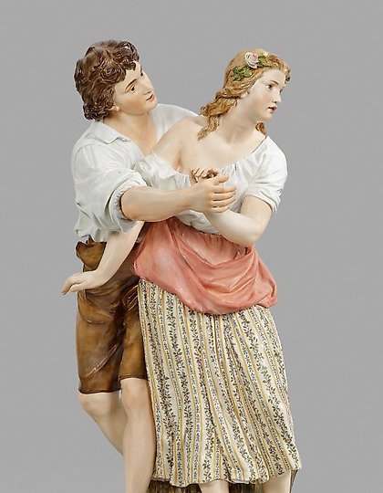 купить Майссенская фигурная группа "Влюбленная пара" Иоганна Христиана Хирта