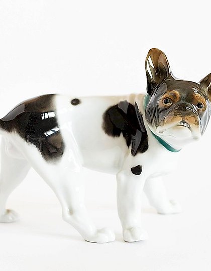 购买 法国外籍军团犬小雕像，卡尔·恩斯 (Karl Ens)，1930-1940 年代。