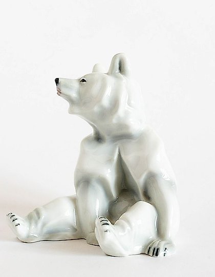 купить Статуэтка «Сидячий медведь», 1905-1937 гг. Galluba & Hofmann Галлуба Хофман