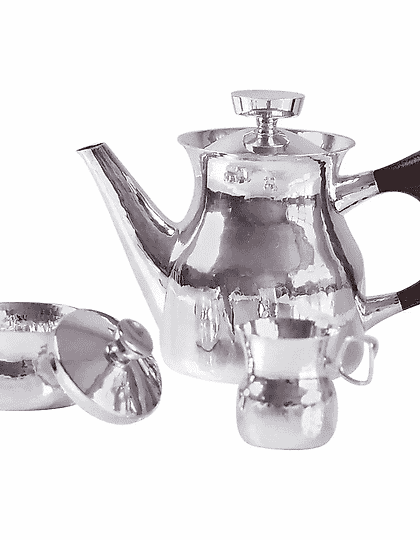 购买 银色茶/咖啡服务，4件套 Erik Löfman Эрик Лофман