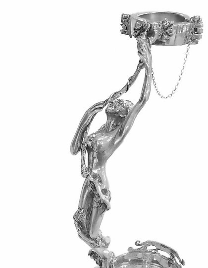 购买 红酒瓶托架,银制