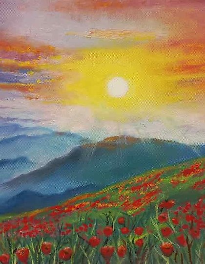 buy The translation of "Закат в горах" into English is "Sunset in the mountains."