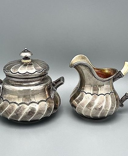 购买 卡尔·法贝热 奶商 糖罐，俄罗斯帝国 银器 84