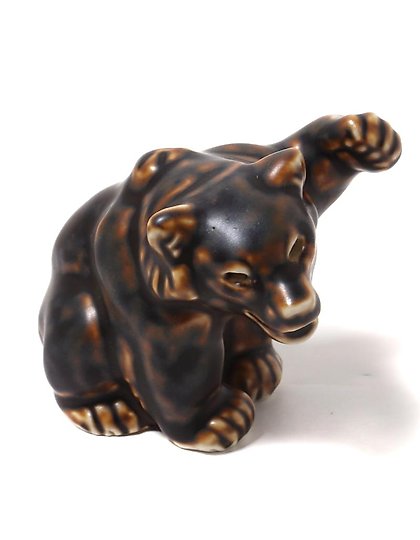 купить Медвежонок с поднятой лапой. Дания, г. Копенгаген, Royal Copenhagen