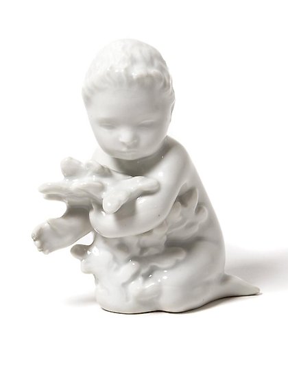 购买 男孩美人鱼与海藻。丹麦，哥本哈根，Bing & Grondahl。