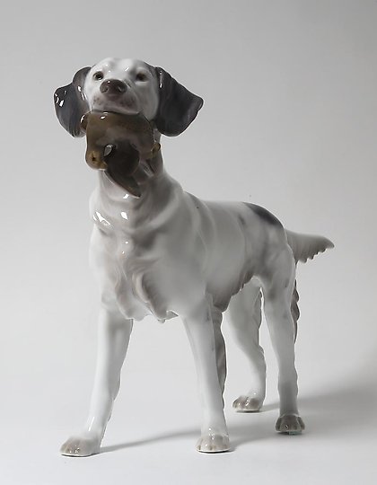 购买 猎犬与鹌鹑。丹麦,哥本哈根,Bing & Grondahl