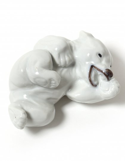 купить Белый полярный медвежонок. Дания, г. Копенгаген, Royal Copenhagen