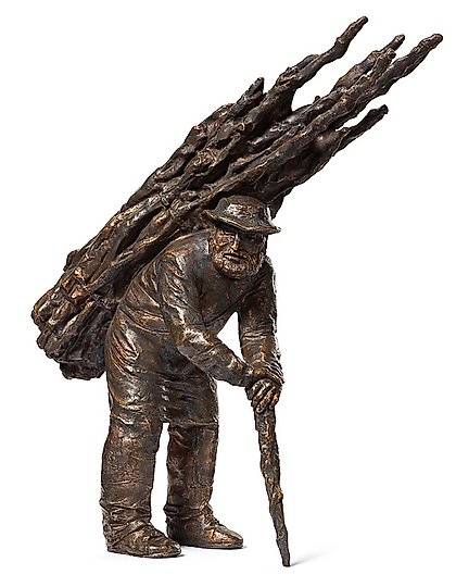 购买 老人与树枝。1984年。青铜。50x15x50厘米。俄罗斯国家特列季亚科夫画廊。