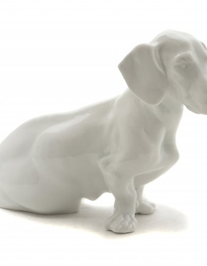 购买 瓷制雕像“腊肠犬”。赫伦德