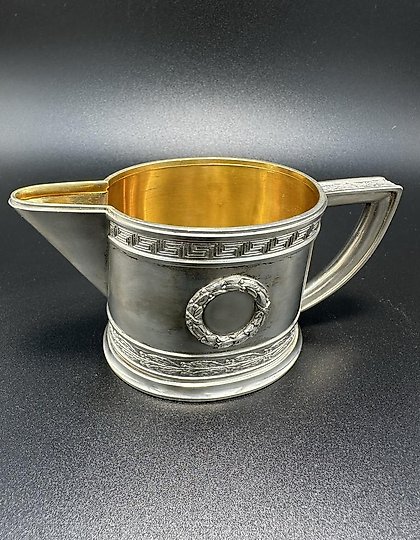 buy Creamer produced by the jewelry workshop of K. Fabergé, Russian Empire.