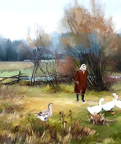 购买 秋天。画布,油画。30 x 60 厘米。