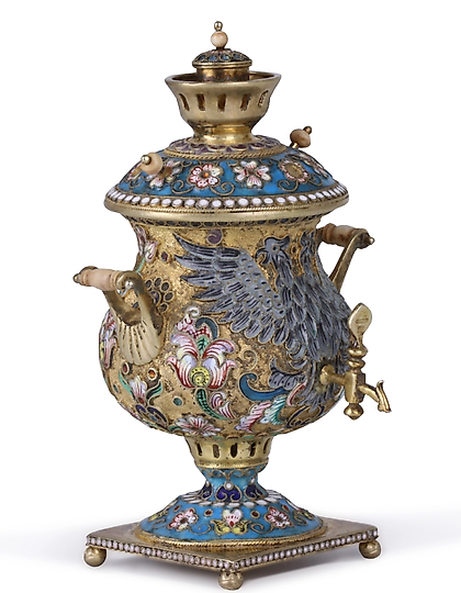 buy Silver miniature Samovar. Vasily Konvalenko.