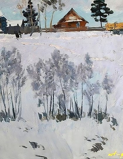 купить Морозный день.