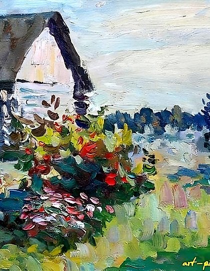 buy Fishers. Canvas, oil. 37 x 50 cm.