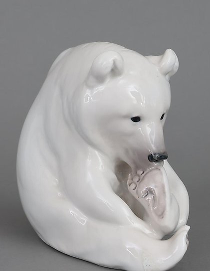 купить Фарфоровая фигура "Полярный медведь". Royal Copenhagen
