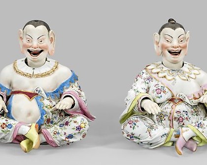 buy A few large Meissen wobble pagodas.