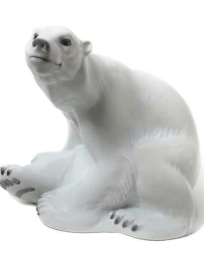 购买 瓷器雕像“北极熊”。Bing Grondahl。
