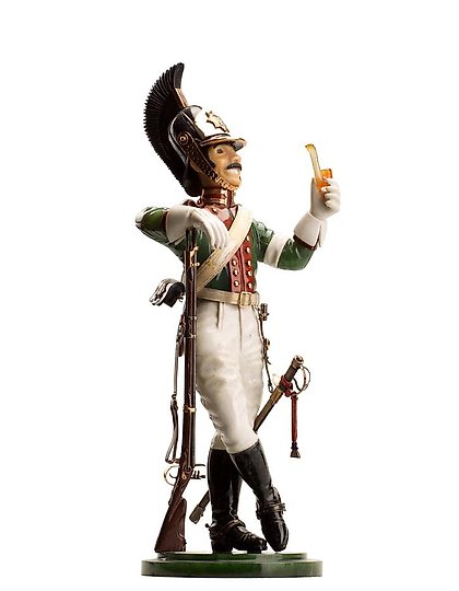 购买 被封锁的雕塑。普通列兵的雕像，列兵卫队龙骑兵团。