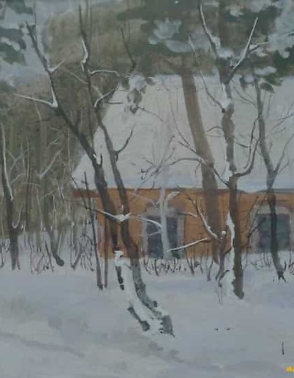 buy House in the Forest. Watercolor. 17 x 25 cm.