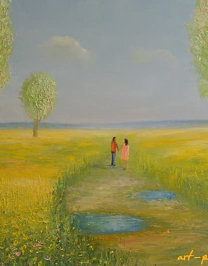 buy "Spring, romance, dreams, oil on canvas."