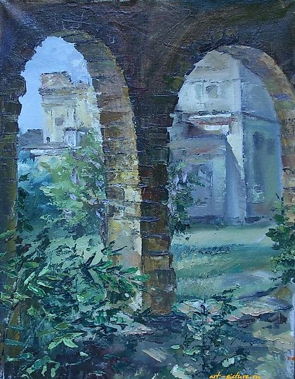 购买 萨基市。
画布,油画。
45 x 35厘米