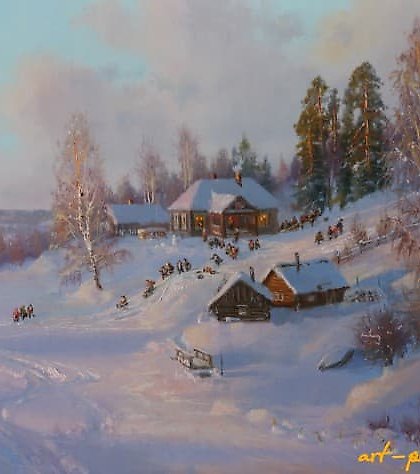 купить После школы. масло, холст 