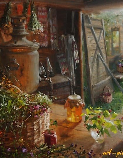 buy "Awning. Oil, canvas"