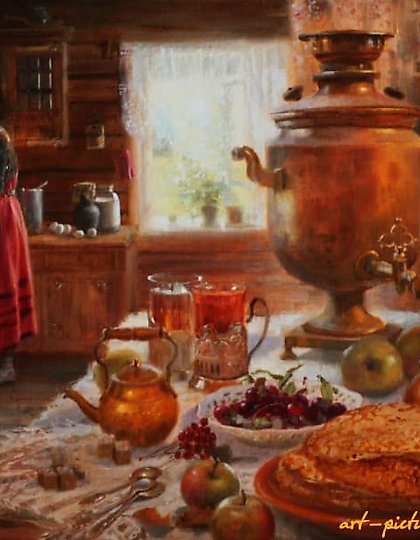 buy "Vacation in the countryside. Oil, canvas."