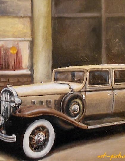 buy "Buick 1932, oil on canvas"