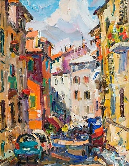 购买 尼斯油画,画布