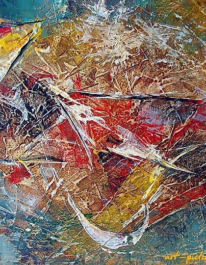 购买 抽象 油画,画布