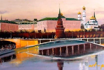 купить Белокаменная холст,масло
