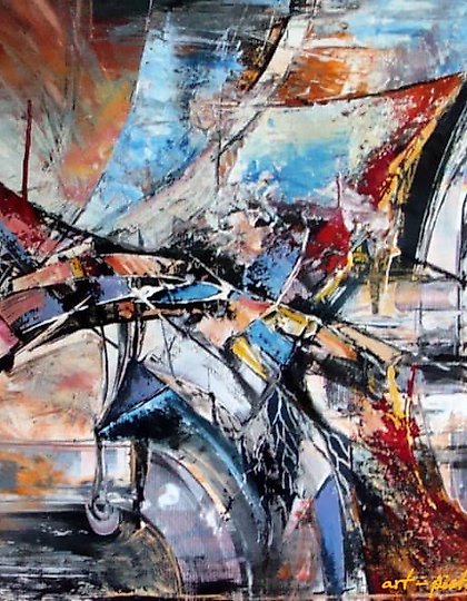 购买 "跑到前面 布，油漆"