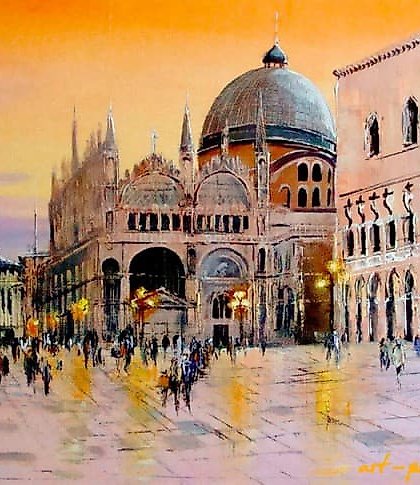 buy Venice. St. Mark's Square, oil on canvas.