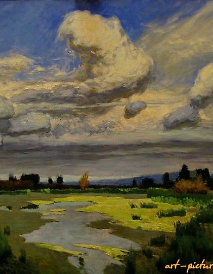buy "After the Rain. Canvas, oil."