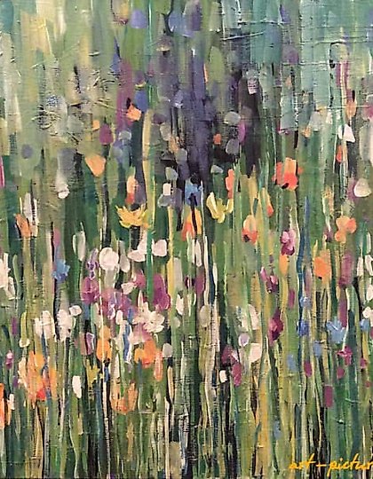 购买 夏天 布面、丙烯