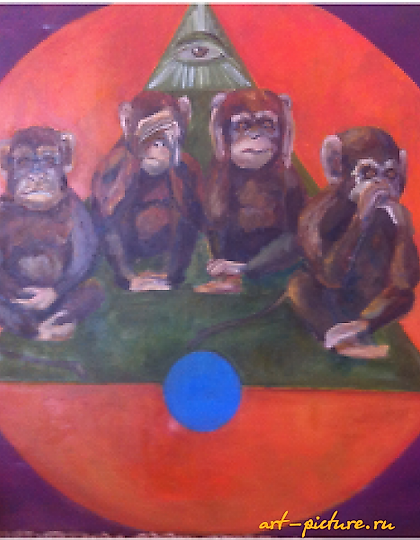 购买 认识世界 油画，画布